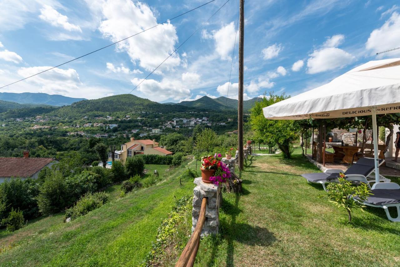 Sea View Apartment With Garden Near Opatija Veprinac Exterior foto