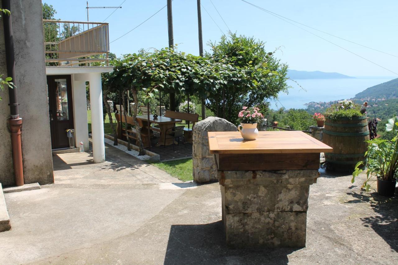 Sea View Apartment With Garden Near Opatija Veprinac Exterior foto